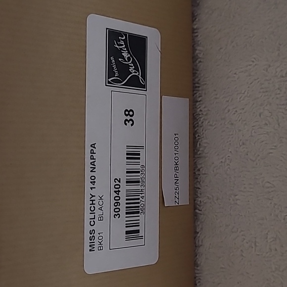 Christian Louboutin Black Nappa Leather Miss Clichy Pumps Size 38 - Picture 12 of 13